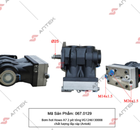 Bơm hơi Howo A7 2 Piston VG1246130008 – Antek