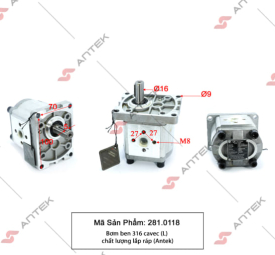 Bơm ben 316 cavec (L) – Antek