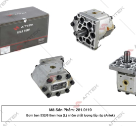 Bơm ben 532/6 then hoa (L) nhôm – Antek